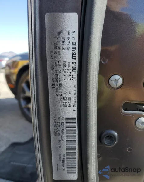 2013 Dodge Challenger Sxt из США, поврежденный, VIN 2C3CDYAG0DH581906